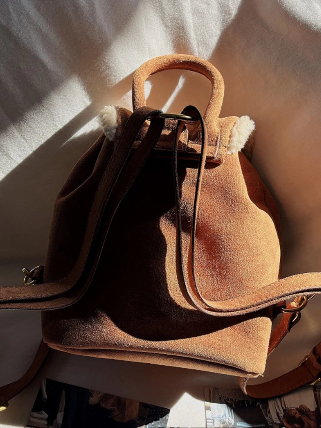 ERNA lambskin backpack