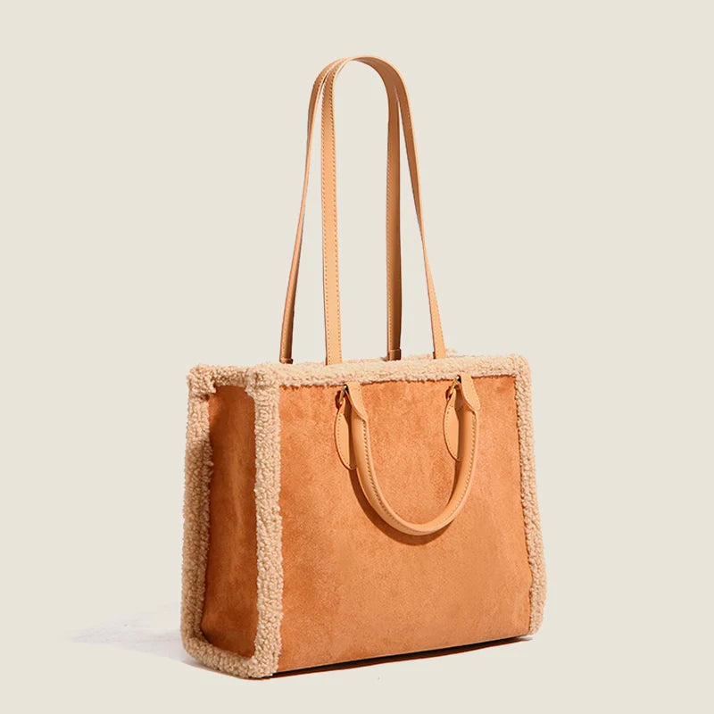 GERLINDE Lambskin Tote Bag